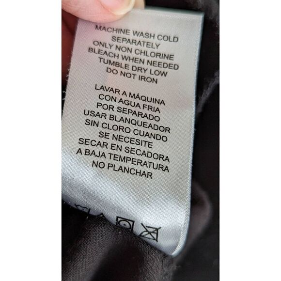 Champion Women Black Colorblock Hooded Long Sleeve Sweatshirt Size XL - Picture 15 of 15